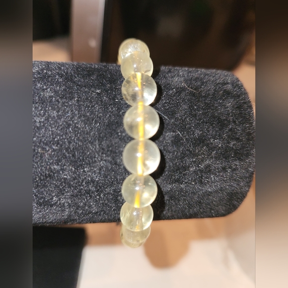 Lemon Citrine Beaded Bracelet - Picture 3 of 4